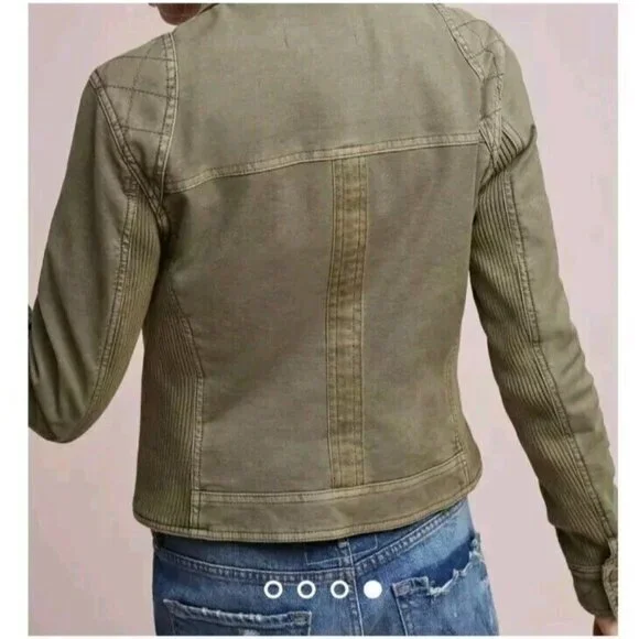 Anthropologie‎ Easy Moto Jacket Womens XS - Picture 2 of 10